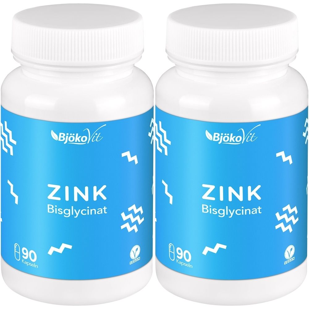 Zink Bisglycinat 25 mg vegan Kapseln 2x 2x90 St