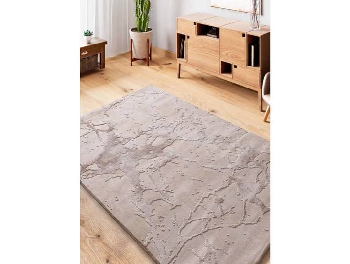 Tapis ATTICGO effet marbre avec relief 77 x 150 cm ORIS 4208 beige