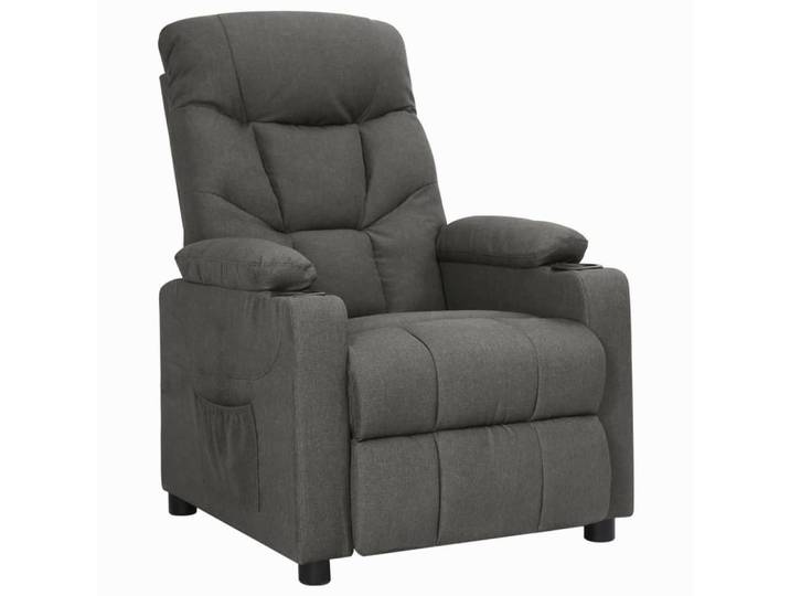 vidaXL Relaxsessel, Relaxsessel Dunkelgrau Stoff