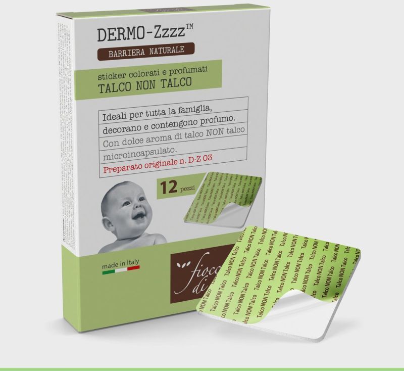 Fiocchi di riso Sticker Dermo Zzzz Talco NON Talco