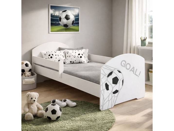 Lit enfant LUK GOAL avec barrière 140x70 – avec matelas