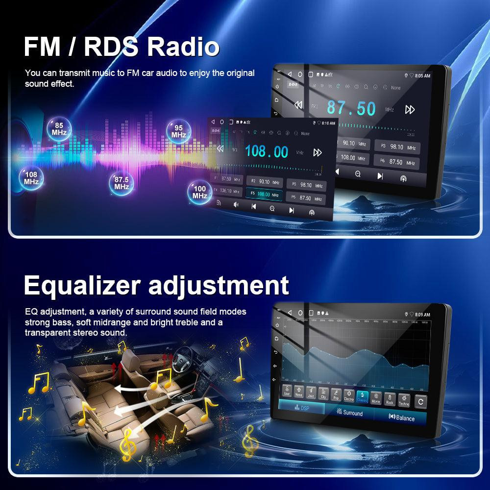 Selius Android 15 Autoradio - Double DIN Multimedia Systeem met Navigatie