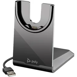 Poly Ladeschale für Voyager Focus 2 und Voyager 4300 Headsets; USB-A