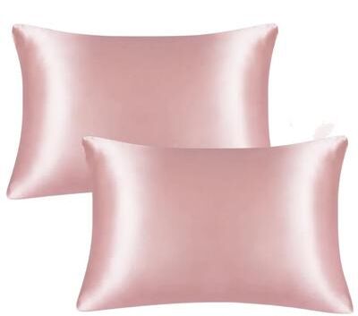 Inspire Select Silky Satin Pillowcase For Hair And Skin, Soft Mulberry Style Pillow Case Standard Queen King, Wrinkle Free burgundy standard 19.69 X 25.98 In