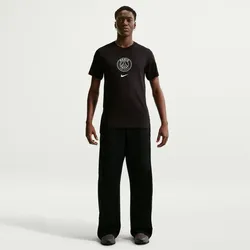 NIKE PSG Paris Saint-Germain Crest T-Shirt Herren 010 - black L