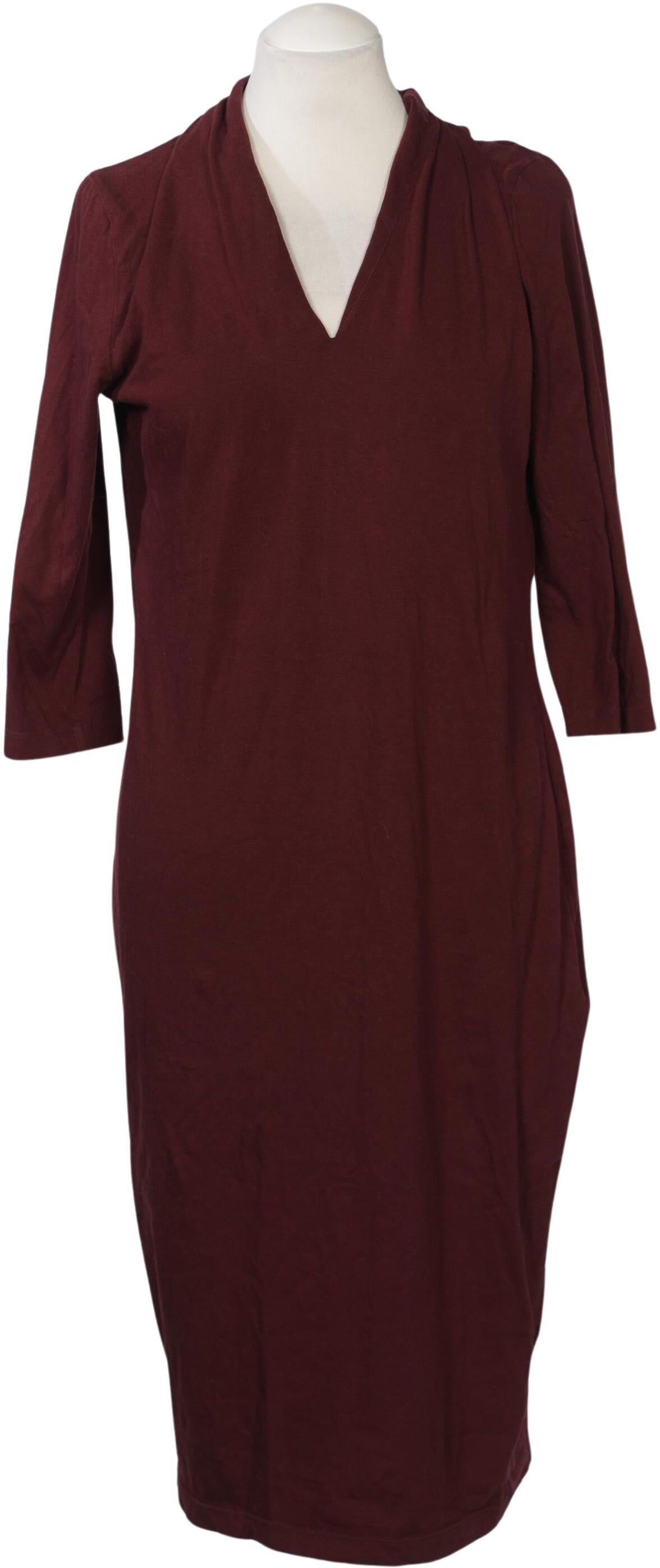 Lana naturalwear Damen Kleid, Bordeaux, Gr. M, Elasthan / Baumwolle - Second Hand