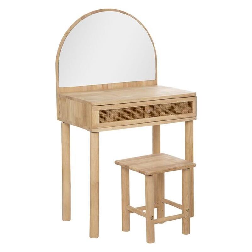 Atmosphera Schminktisch + Hocker Landschaft, beige (Kinderstuhl, Kindertisch) (188210)