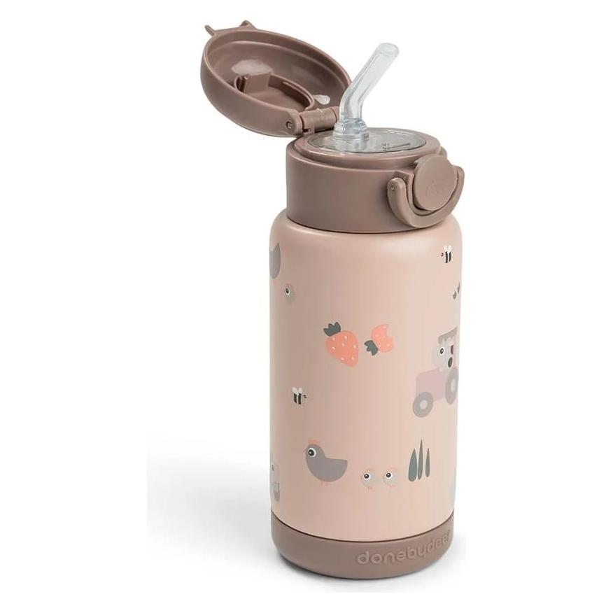 Done by Deer - Insulated straw bottle - Tiny farm Powder - 340 ml (0.34 l) (1061111)