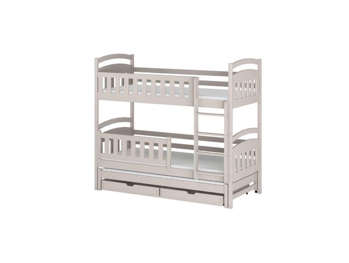Deine Möbel 24 Etagenbett MIA Cashmere 90/200, Beige, Holz, Babymöbel & Kindermöbel, Kinderzimmer & Jugendzimmer, Stockbetten
