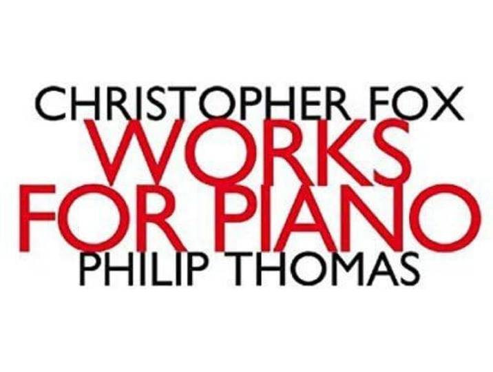 Philip Thomas - Works For Piano