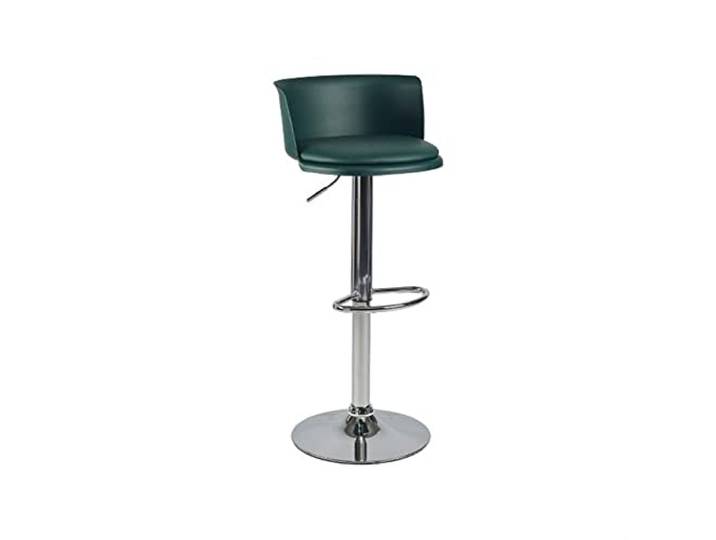 Küche Eisenhocker, höhenverstellbarer Barhocker mit Rückenlehne(Green)