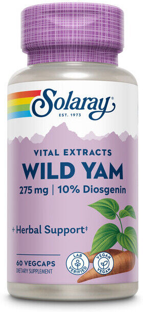 Solaray Mexican Yam 60 Capsules