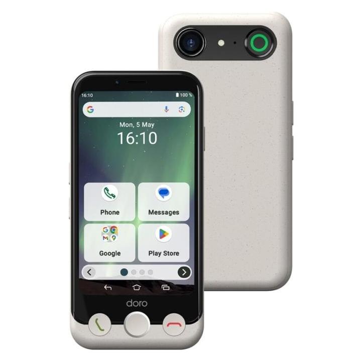Doro Aurora 11 (64 GB, White, 4.50", Dual SIM, 4G) (8880)