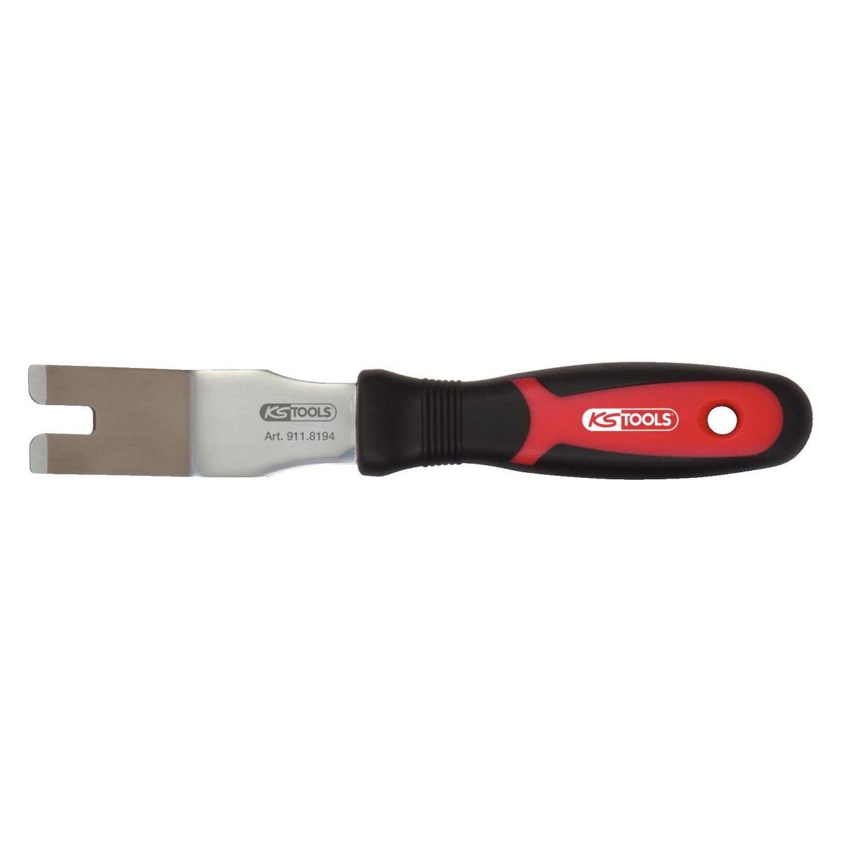 KS Tools Cliplöser U-Form, breit abgewinkelt, 230mm (911.8194)