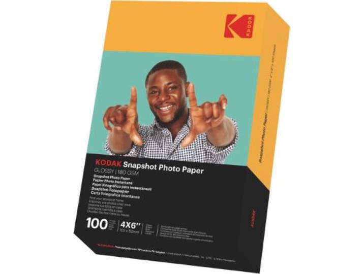 Kodak - Papier Photo Instantané 100 Feuilles 102x152 Brillante 180gsm
