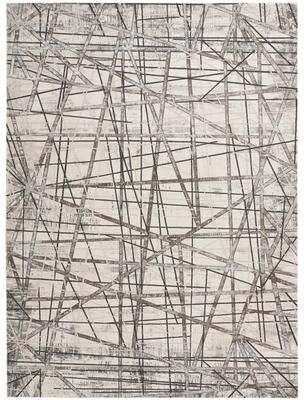 Nourison Desire Indoor Silver Abstract Area Rug