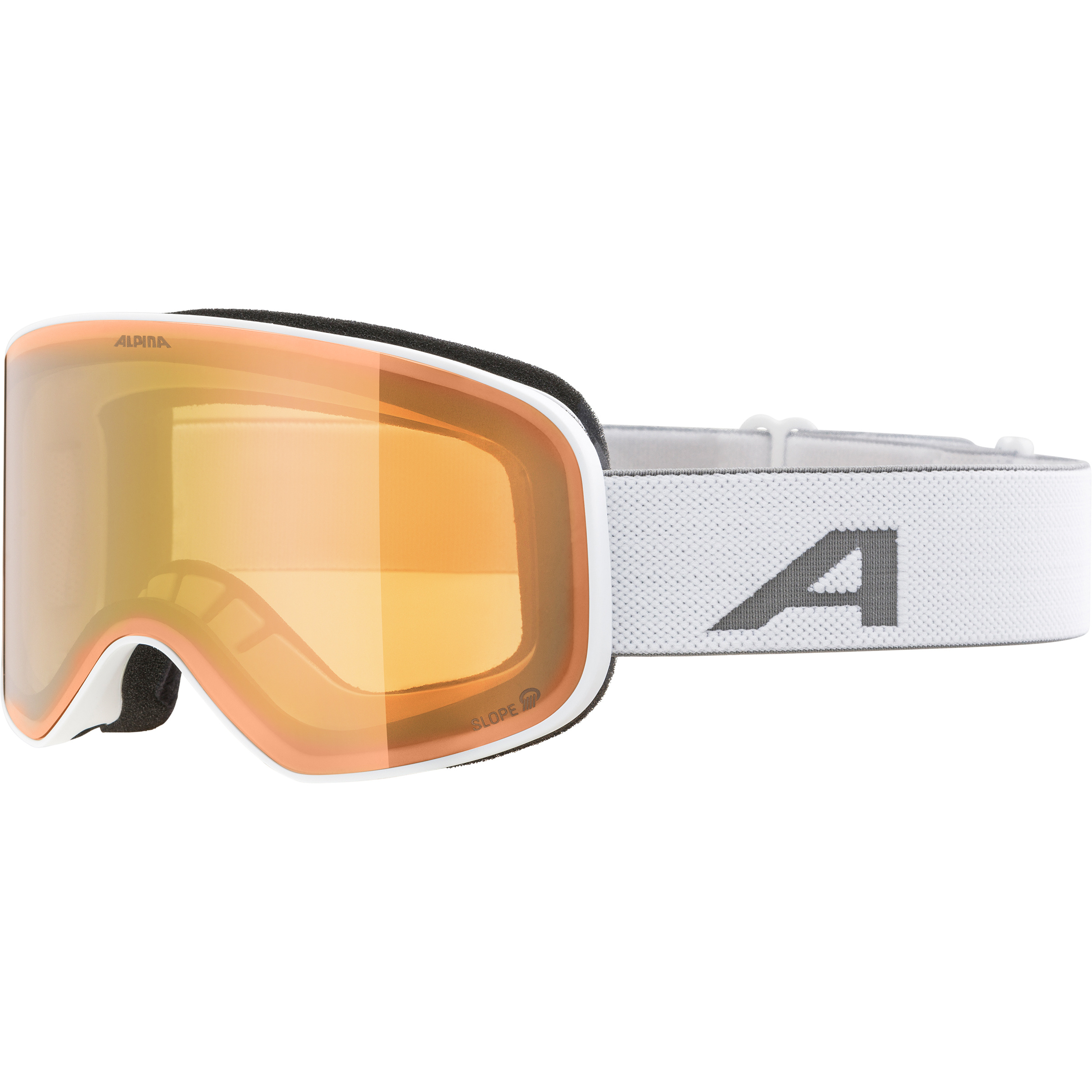 Alpina Slope Q Skibrille Skibrillen weiss Größe M Skifahren | Freeride