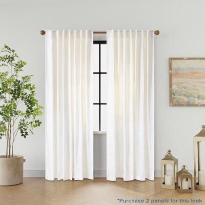 Awesome Home Texture Velvet Back Tab Room Darkening Single Panel
