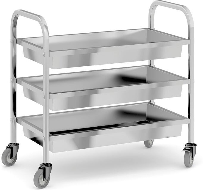 B2B Partner Servierwagen, 3 Ablageplatten, 950 x 500 x 940 mm