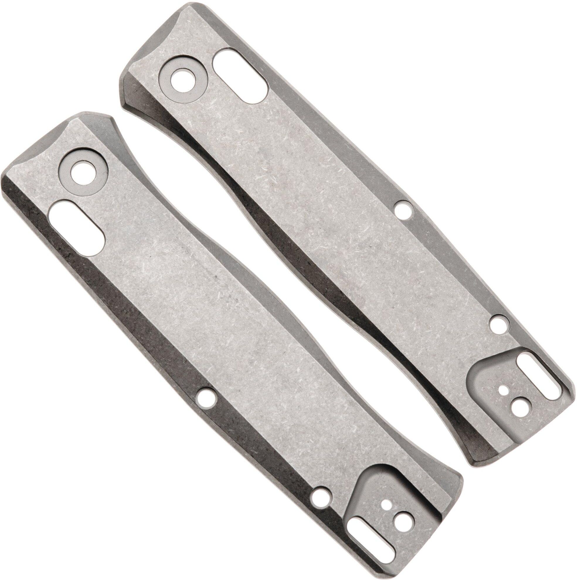 Flytanium Beef Handle Set FLY-1388S, Grade 5 Titanium Stonewash, guancette