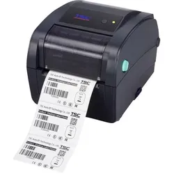 TSC Etiketten Drucker TC200 transfer, direkt 203 x dpi Etikettenbreite (max.): 108 mm USB, RS 232, Par (203 dpi), Etikettendrucker, Schwarz