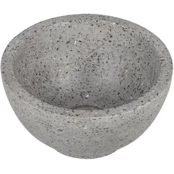 Differnz, Babybadewanne, River waskom - 23x23x12cm - terrazzo grijs/grof