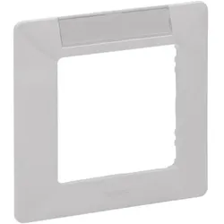 Legrand 754011 Rahmen 1-fach mit B.-feld Valena Life ultraweiß Thermoplast