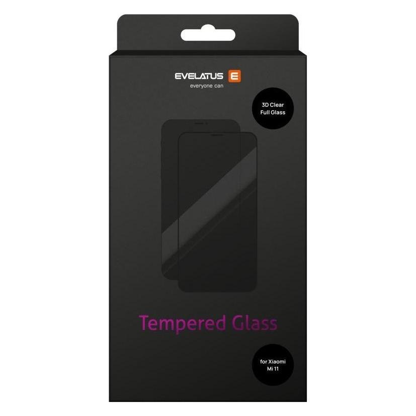 Evelatus Mi 11 3D Full Cover Tempered Glass (1 Stk., Xiaomi Mi 11) (EVEXM11PF)