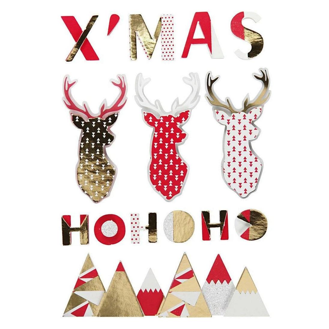 Creativ Company Weihnachtssticker3D (15 Sticker) (27097)