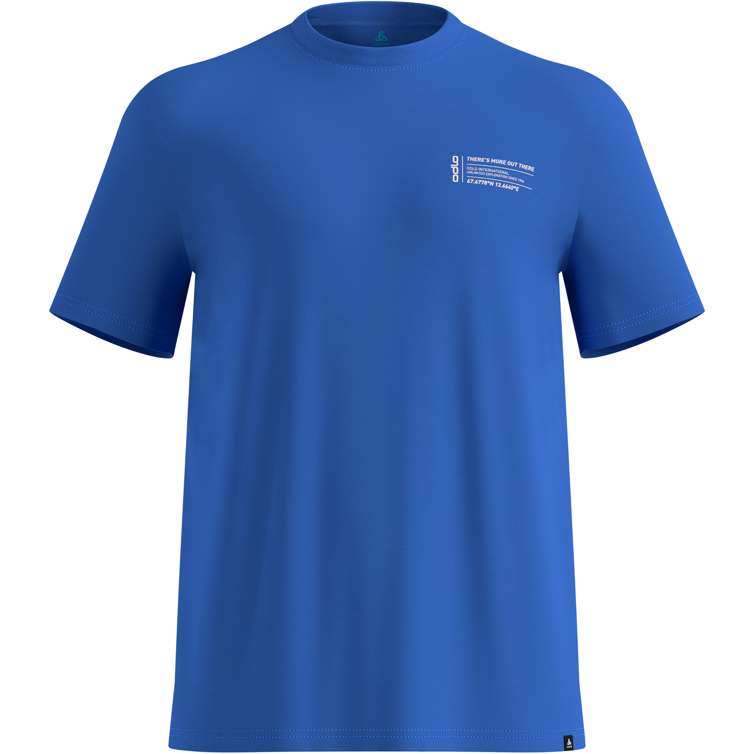 Odlo Cotton Blend Unlimited Herren T-Shirts blau Größe M Trekking Hautfreundlich