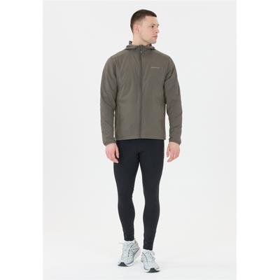 Laufjacke ENDURANCE "Maliksi", Herren, Gr. M, braun (grau), 100% Polyamid, unifarben, normal, ohne Ausschnitt, Jacken, mit funktionalem Bionic Finish