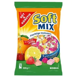 Gut & Günstig Kaubonbons »Soft Mix« 78 Stück gelb