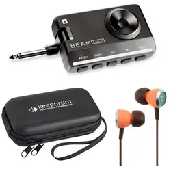 Blackstar Verstärker Beam Solo Amp-Plug mit Ohrhörer und Tasche (Bass, Gitarre), Instrumentenverstärker, Schwarz