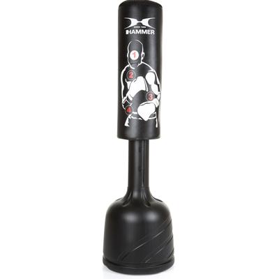 Standboxsack HAMMER "Sparring Pro", schwarz, Boxsäcke, B/H/L: 55cm x 179cm, mit markierten Trefferpunkten, B:55cm H:179cm