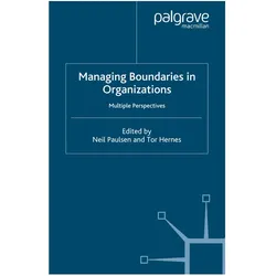 Managing Boundaries in Organizations, Fachbücher von N. Paulsen, T. Hernes