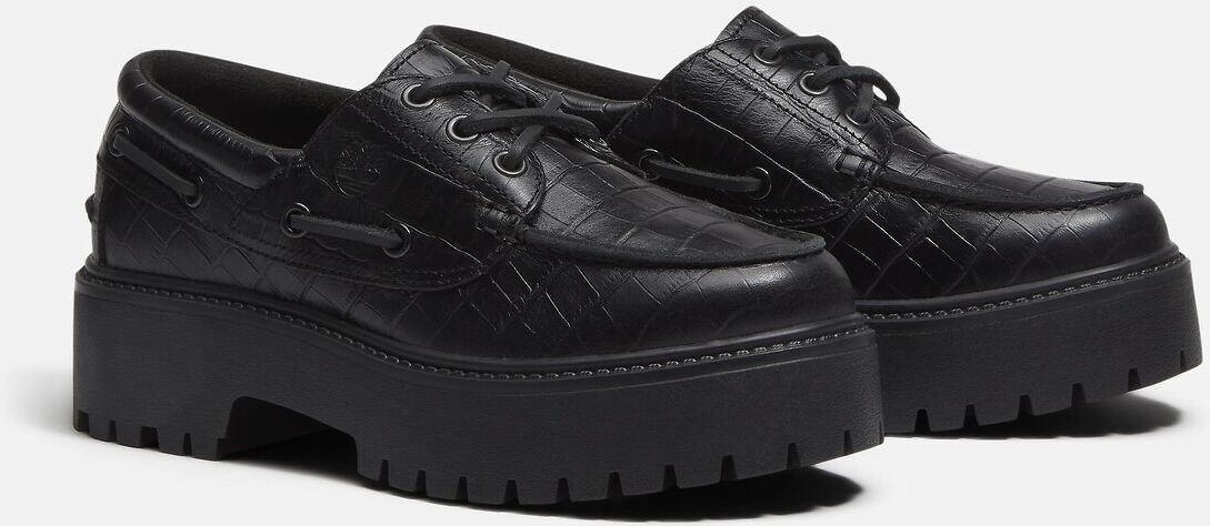 TIMBERLAND Derbies compensées, en cuir, STONE STREET BOAT SHOE