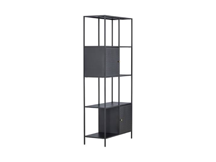 Design Regal „Porto Seguro“ 80 x 180 cm Schwarz VE DESIGN