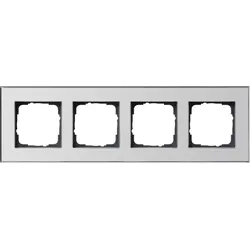 Gira 021410 Abdeckrahmen 4f Gira Esprit Chrom
