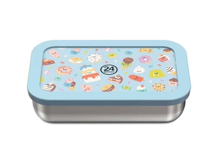 Lunchbox 24 Bottles hellblau T 11.8 cm - Lunchbox
