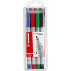 STABILO Folienstift superfein non-permanent VE=5x4 Stück