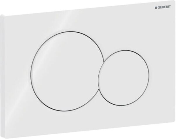 Geberit Sigma 01 Round Betätigungsplatte 115770115 weiss, für 2-Mengen-Spülung