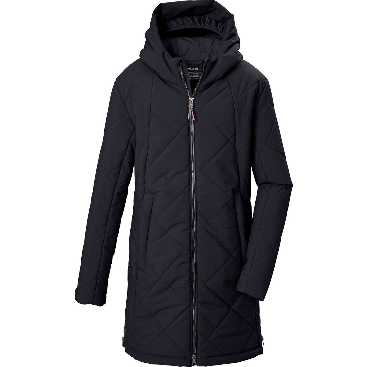 killtec KOW 152 Girls Quilted Parka schwarz blau (00269) 152 44743-000-00269-152