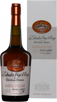 Calvados - Christian Drouin - 18 Jahre hors d'âge - Pays d'Auge - 0.7L