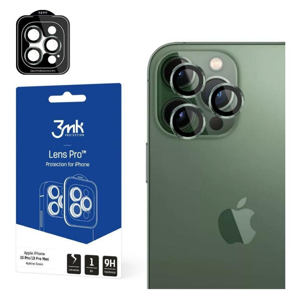 3MK iPhone 13 Pro/13 Pro Max - Lens Protection Pro (1 Stk., Apple iPhone 13 Pro) (3mk Lens Protection Pro Alphine green(1)-0)