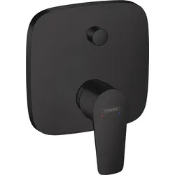 hansgrohe Talis E Einhebel-Wannenmischer Unterputz, Sicherungskombination, 71474670, Farbe: Mattschwarz