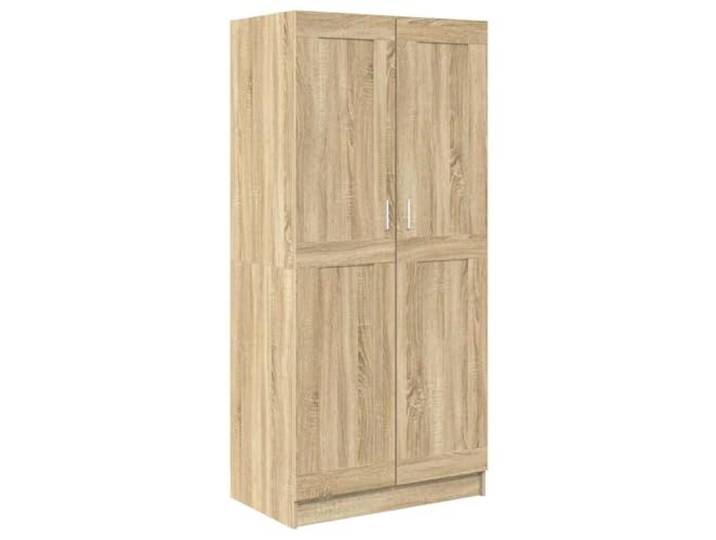 HKQWPBF Kleiderschrank Sonoma-Eiche 82,5x51,5x180 cm Holzwerkstoff Kompakter Schrank, großes Fach, reichlich Stauraum, einfache Reinigung, Holzwerkstoff, Sonoma-Eiche