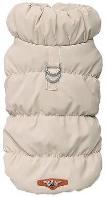 Inspired Living CozyPaws Winter Dog Coat For Small Dogs l khaki