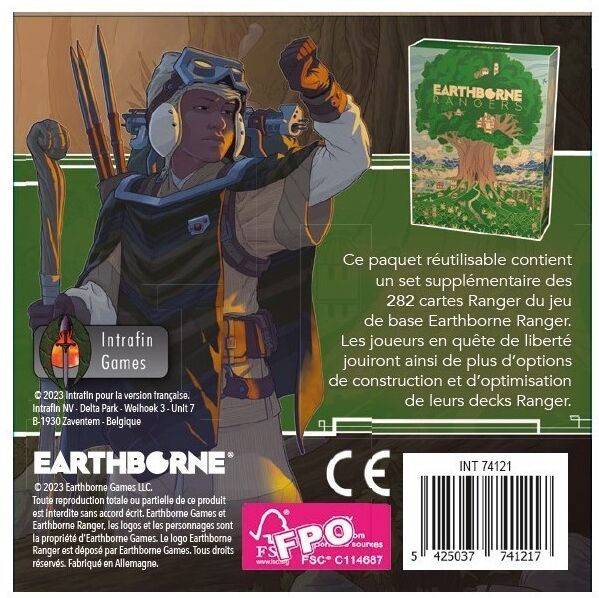Intrafin Games Earthborne Rangers VF Deuxième Set de Cartes Ranger