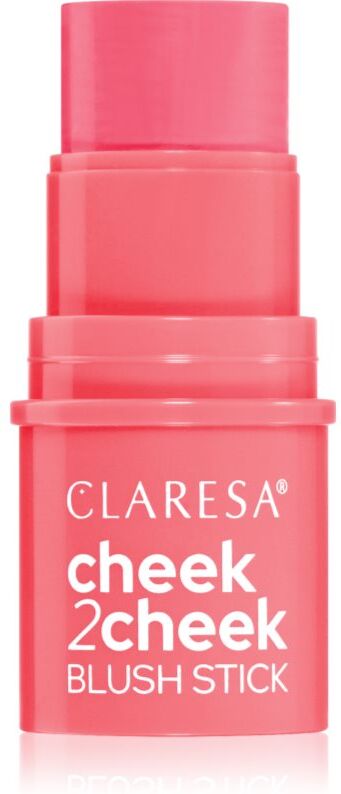 Claresa Cheek 2 Cheek cream blush in a stick shade 02 Neon Coral 6 g