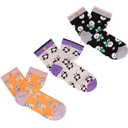 CABAIA Cabaia Kinder Socken CRAZY ANIMALS 3-PACK, Größe 25-30 in Orange Orange